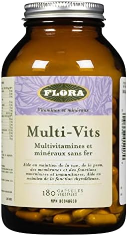 Flora - Multi-Vits Iron-Free Multivitamin & Mineral 180 Vegetarian Capsules