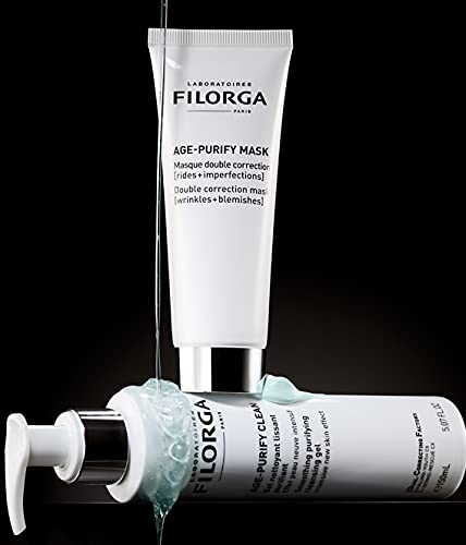 Filorga Age-Purify Face Cleansing Gel, Smooth and Purify Skin with A Foaming Gel Enriched With Polysaccharides to Remove Impurities and Protect Against External Pollutants, 5.07 fl. oz.