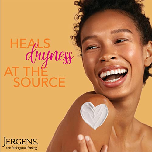 Jergens Ultra Healing Dry Skin Lotion, Hand and Body Moisturizer for Quick Absorption into Extra Dry Skin with Hydralucence Blend, Vitamins C, E and B5, White, 21 Oz, 3 Count