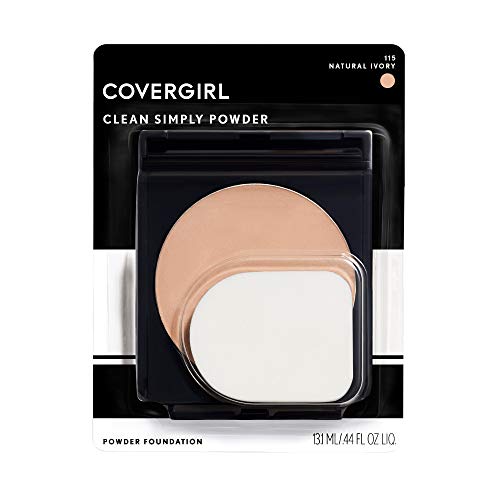 COVERGIRL Clean Simply Powder Foundation, Natural Ivory, 0.44 Fl Oz (Pack of 1)