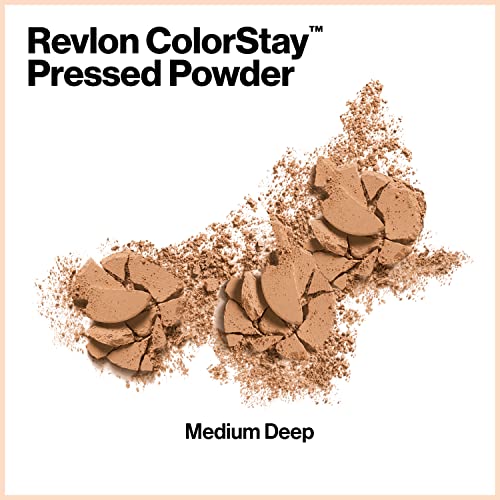 Revlon Face Powder, ColorStay 16 Hour Face Makeup, Longwear Medium- Full Coverage with Flawless Finish, Shine & Oil Free, 810 Fair, 0.3 Oz