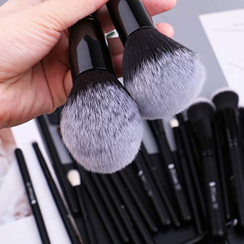 DUcare Professional Makeup Brushes Set 27Pcs+ Duo End Foundation Powder Buffer and Contour Brushes