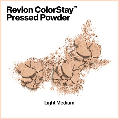 Revlon Face Powder, ColorStay 16 Hour Face Makeup, Longwear Medium- Full Coverage with Flawless Finish, Shine & Oil Free, 810 Fair, 0.3 Oz