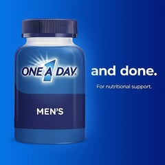 One A Day Men’s Multivitamin, Supplement Tablet with Vitamin A, Vitamin C, Vitamin D, Vitamin E and Zinc for Immune Health Support, B12, Calcium & more, 200 count