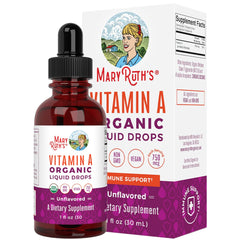 Collagen Booster Liposomal & USDA Organic Vitamin A Liquid Drops Bundle by MaryRuth's | Vitamin C, Vitamin E, Zinc, Copper & Silica | Skin Care & Joint Support Supplement | Immune Support, Eye Health.