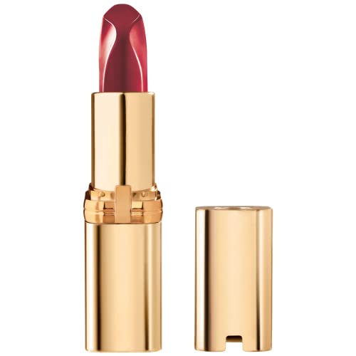 L’Oréal Paris Makeup Colour Riche Red Lipstick, Long Lasting, Satin Finish Smudge Proof Lipstick with Hydrating Argan Oil & Vitamin E, Lovely Red, 0.13 Oz