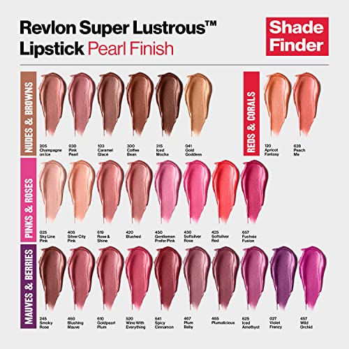 Revlon Super Lustrous Lipstick, High Impact Lipcolor with Moisturizing Creamy Formula, Infused with Vitamin E and Avocado Oil in Pinks, Pink Promise (778) 0.15 oz