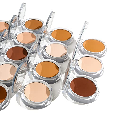 PÜR MINERALS 4-in-1 Pressed Mineral Makeup SPF 15 Powder Foundation with Concealer & Finishing Powder - Medium to Full Coverage- Cruelty-Free & Vegan Friendly, 0.28 Ounce